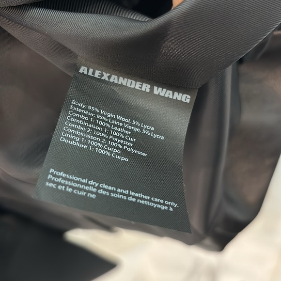Alexander Wang leather panel blazer - Picture 7 of 7